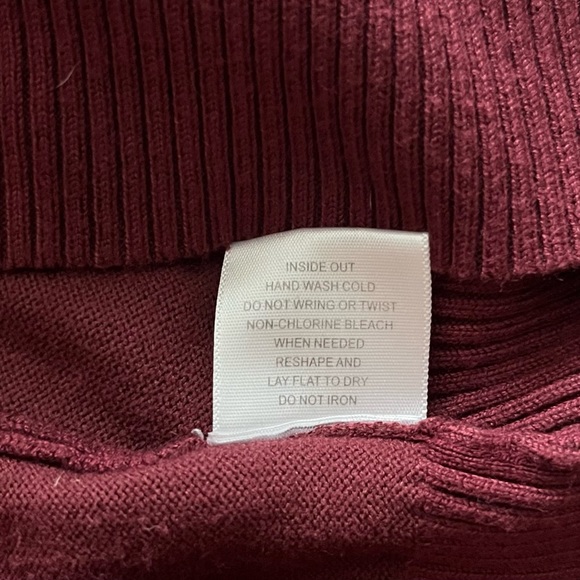 Emma & Posh elegant burgundy sweater dress. Size L Valentine feminine romantic - Picture 10 of 10